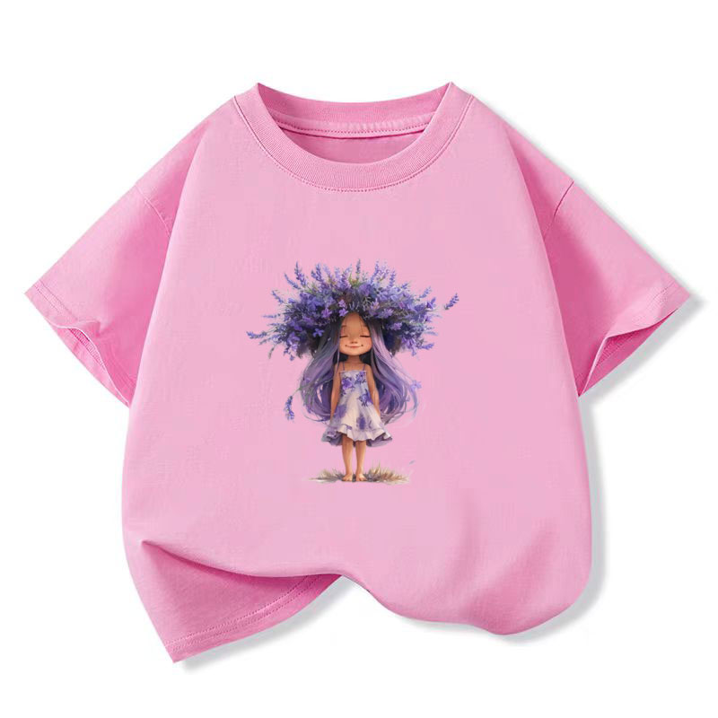 Y2K Graphic Baby Tee Crop - جديد Y2K بلايز الخزامى فتاة الجرافيك