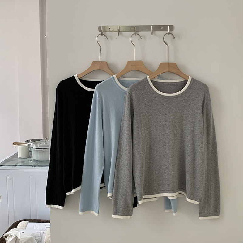 Blouses - قميص نسائي 100% قطن برقبة دائرية