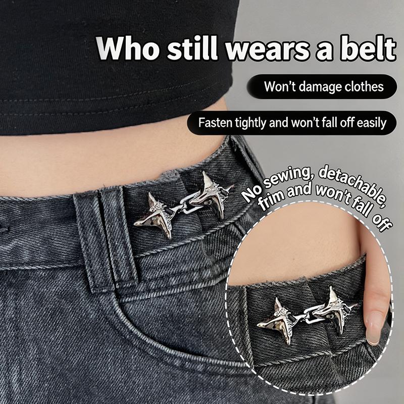 Jeans - مشبك حزام معدني متين قابل للتعديل