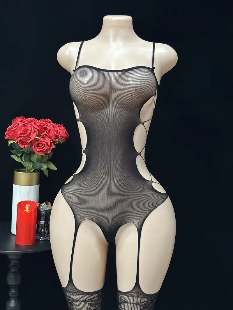 جمبسوت لانجري مثير بحمالات وتص - مراجعة Lingerie وسعره