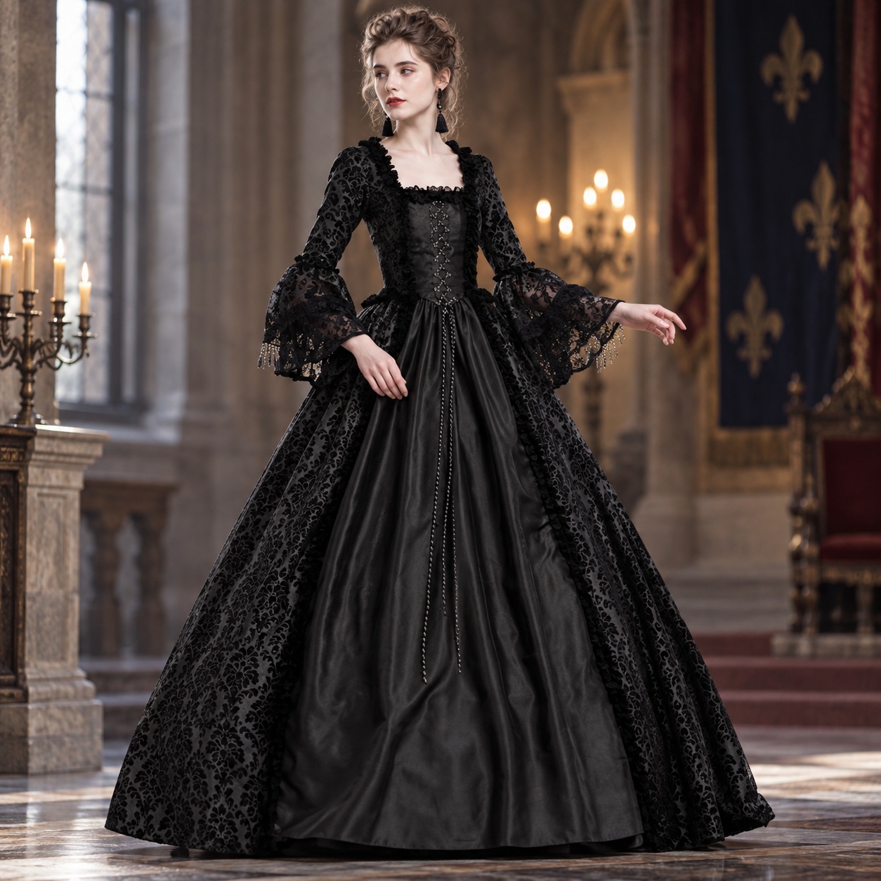 فستان ماكسي بأكمام واسعة بتصمي - مراجعة Dresses وسعره