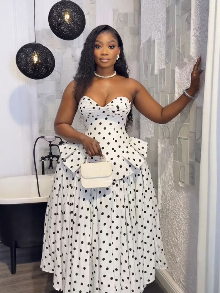 فستان صيفي نسائي أنيق بتصميم ف - مراجعة French Vintage Floral Midi Dress وسعره