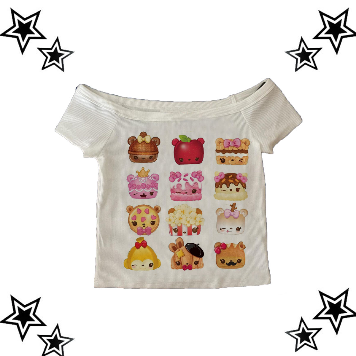 الجمالية Y2k الملابس خمر الشار - مراجعة Y2K Graphic Baby Tee Crop وسعره