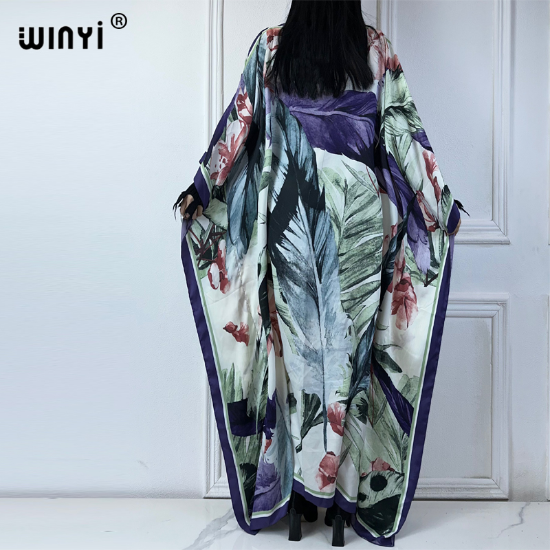 WINYI الصيف قفطان المرأة الأفر - مراجعة Boho Summer Beach Maxi Dress وسعره